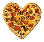 Abo's heart-shaped pizza — made with love since 1977